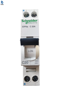เบรกเกอร์ขนาดเล็ก IDPNA 1P+N C20A เบรกเกอร์ป้องกันกระแสไฟรั่ว เบรกเกอร์ป้องกันกระแสเกินและไฟฟ้าลัดวงจร 230V AC - Product Image 1
