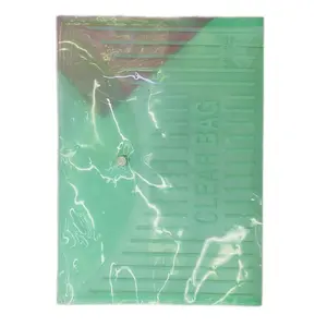 Hot Sale Plastic Water Proof File Document Folder My Clear Bag With Snap Button FC Size Many Colors