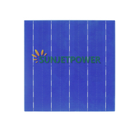 18.8% poly 157x157mm 5BB cellules solaires poly cristallin pour la fabrication de panneaux solaires, modules pv