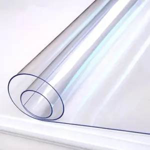 Zelfklevende Transparante Film Superheldere Transparante Pvc Plastic Folie In Rol Voor Verpakking