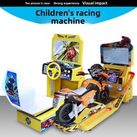 Machine de jeu vidéo HD 22 pouces, simulation de conduite de moto Tt, course à pièces, tourisme, 2 boxe, 1 an, équipement de salle