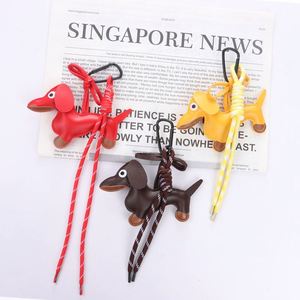 Factory Wholesale Leather Cute Pet Dog Keychain Leather <b>Bag</b> Pendant to Women and Girl <b>Gift</b> - Product Image 1