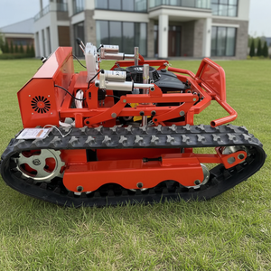 Robot tondeuse sans fil de qualité supérieure pour bricolage, rotation à 360°, essence, tout-terrain, télécommande, moteur 4 temps 224cc, 650W - Product Image 4