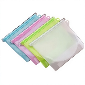 Cross-Border Self-Sealing Silicone Storage <b>Bags</b> for Food Vacuum Packaging Freezing Broth Fresh-Keeping and Sealed Storage - Product Image 2