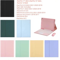 Grosir Keyboard dengan Trackpad multi-sentuh nirkabel tempat pensil bawaan casing Keyboard penyangga lipat untuk iPad Pro11 12.9 13 inci