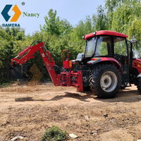 Landwirtschaftlicher Traktor-Heckbagger zum Fabrikpreis, PTO-Anbau-Heckbagger, Kompaktlader-Baggerausrüstung