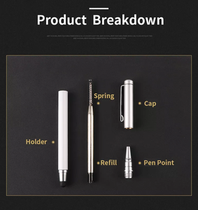 <span class=keywords><strong>ปากกา</strong></span>ลูกลื่นสำหรับโทรศัพท์ปากกาอเนกประสงค์แบบสัมผัส<span class=keywords><strong>ปากกา</strong></span><span class=keywords><strong>เขียน</strong></span>โลหะสีดำ - Product Image 5