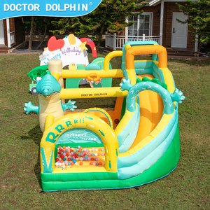 Vente Flash : Château Gonflable pour Enfants <span class=keywords><strong>avec</strong></span> Toboggan, Château de Dessin Animé en Tissu Oxford Pliable <span class=keywords><strong>avec</strong></span> Toboggans, Château Gonflable - Product Image 5