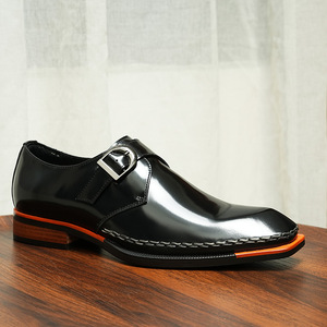 Custom Made Korean Style Genuine Leather Trendy Color <b>Block</b> Men's Leather Shoes Versatile Casual Thick Soled Elevating - Product Image 6