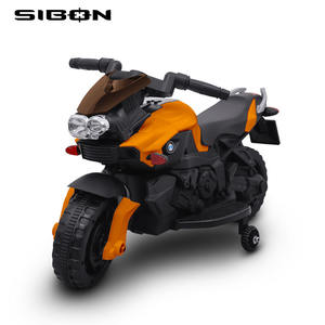 SIBON B0140143 6V 4.5AH Phares avant et arrière, bouton à 4 pressions, fonctionne sur piles, moto jouet pour enfants, voiture à pédales pour bébé - Product Image 1
