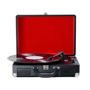 Disque gramophone vinyle Plateau tournant personnalisé plus magnétophone et tourne-disque