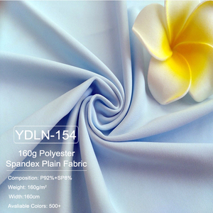 423 Màu sắc 160GSM căng thoáng khí ngu si đần độn mềm Polyester Spandex Đồ Bơi Vải đồ lót T-shirt thể thao đồ lót vải - Product Image 2