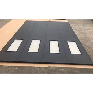 <span class=keywords><strong>Puerta</strong></span> de garaje eléctrica con panel <span class=keywords><strong>plano</strong></span> de aleación de aluminio, ventana de perspectiva abierta, rellena y espumosa, fabricante - Product Image 5