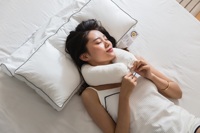 Oreiller cervical modulaire convertible détachable de qualité haut de gamme personnalisation en gros avec motif solide