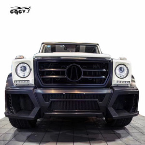 Pare-choc avant et arrière pour Mercedes, nouveau kit de carrosserie abs, style WD, Mercedes Benz classe <span class=keywords><strong>G</strong></span> W463, large évasé, pour G500 G55 - Product Image 4