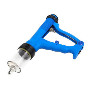 50Ml Semi-Automatische Doorlopende Varkensinjectie Kanon Veterinaire Runderen Koeien Schapen Injector Spuit - Product Image 2