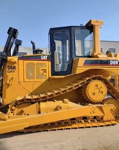 รถดันดิน CAT D6R แบบตีนตะขาบ อุปกรณ์ก่อสร้าง รุ่นปี 2020 เครื่องยนต์ 70 แรงม้า ปั๊มไฮดรอลิก MOOG สีเหลือง - Product Image 3