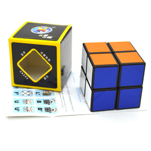 Autocollants mats pour cube Rubik Maestro 2x2, noir et blanc, jouet de compétition - Product Image 2