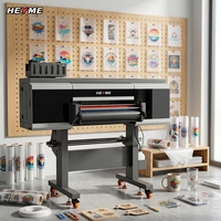 Heyme 3 Head I3200 U1 Printer UV DTF Roll to Roll Otomatis Penuh Lebar Cetak 60cm A1 24 Inch Garansi 1 Tahun Baru Kecepatan Tinggi