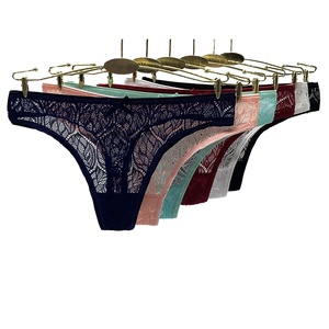 Biancheria intima <span class=keywords><strong>perizoma</strong></span> di <span class=keywords><strong>pizzo</strong></span> da <span class=keywords><strong>donna</strong></span> Sexy all'ingrosso a vita bassa tinta in Spandex/Nylon dai produttori - Product Image 2