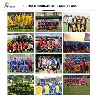 Maillot de football de sublimation Forsend, kit personnalisé, uniforme grande taille, bleu marine et orange, pour entraînement d'équipe, respirant, coupe ample