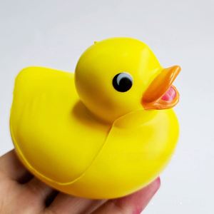 2025 Hot Selling Yellow Duck-shaped Pressure <b>Ball</b> logo Duck Stress-relieving <b>Squeezing</b> Toy Promotional Gift - Product Image 2