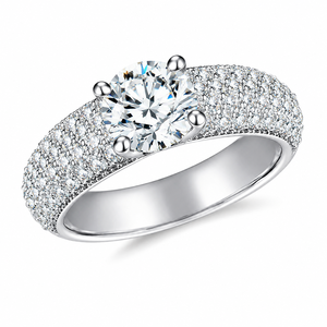 Anello Scintillante di Lusso per Donne, Elegante Gioiello da Dito alla Moda - Product Image 1