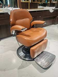 Silla de Peluquería DM Antique Gold para Hombre, Mueble Clásico Vintage para Salón de Barbería, Silla de Peluquería de Lujo al por Mayor para Salones - Product Image 2