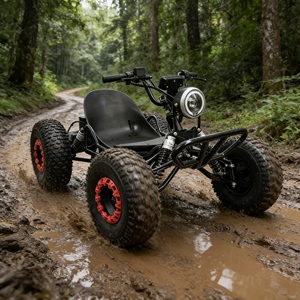 Kart <span class=keywords><strong>électrique</strong></span> en vente chaude, 5000W, puissant, voiture <span class=keywords><strong>électrique</strong></span> pour enfants, 24V, pour l'aventure tout-terrain en plein air et les loisirs en famille - Product Image 2