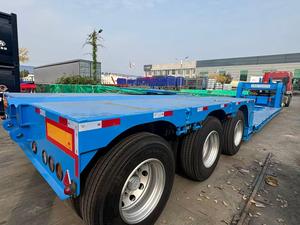 Semirremolque de Acero de Cama Baja Ultrabajo de 3 Ejes con Suspensión Mecánica y Dirección Neumática para el Transporte de <span class=keywords><strong>Carga</strong></span> Sobredimensionada - Product Image 6