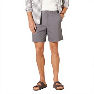 Shorts d'été pour hommes en tricot écossais à fermeture éclair, taille haute, écologiques, respirants et à séchage rapide - Product Image 3