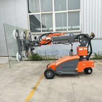 Lève-vide électrique entièrement automatique Rotation à 360 ° Marche Robot Aspirateur Verre Pompe Moteur Marbre Ventouse Levage Utilisé