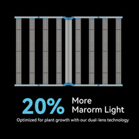 Lampe de culture 1600W PPE3.0 pour plantes d'intérieur, spectre complet, corps en aluminium, contrôles de spectre à quatre canaux