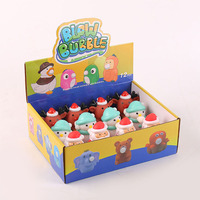 Best-seller de Noël : Jouet anti-stress à presser, figurine rebondissante en caoutchouc à motif de dessin animé pour soulager le stress et la tension