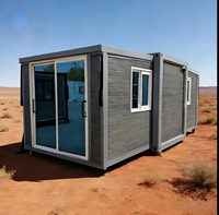 Maison conteneur préfabriquée personnalisée de 10 pieds, avec chambre et salle de bain, isolée, portable, pour jardin, résidentielle, extensible