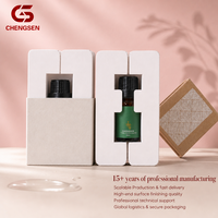 Boîte d'emballage en papier spécial pour huiles essentielles, pliable en une seule pièce, pour parfum, bougie, diffuseur, soins de la peau, avec logo