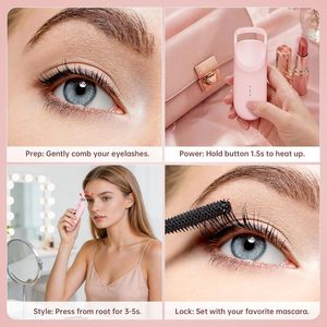 Rizador de Pestañas Eléctrico Recargable, Herramienta para Rizar Pestañas con Calor para un Maquillaje Duradero - Product Image 3