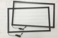 INGSCREEN Nouvelle Écran tactile infrarouge multipoint de haute qualité avec cadre de superposition, interface USB, en alliage d'aluminium, transparent, compatible multi-OS