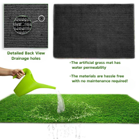 Tapis de terrain en gazon artificiel pour jardin extérieur en fourrure synthétique et tapis de golf en plastique pour sol de sport de football