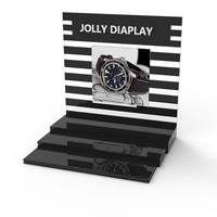 Présentoir de montre en acrylique de luxe pour comptoir magasin de détail présentoir personnalisé pour montres