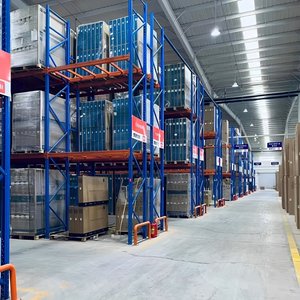 Özel Yüksek Kapasiteli Metal Raf Depo Endüstriyel Ağır Yük Depolama Rafları Çapraz Destek Kirişleri ile - Product Image 6