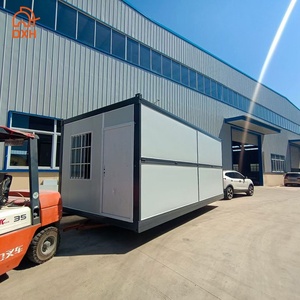 Maison Conteneur Pliable de 20 pieds Personnalisée pour Dortoir, Bureau, Abri de Ferme, Logement Commercial, Campement Mobile pour Réfugiés, <span class=keywords><strong>Restaurant</strong></span> - Product Image 3