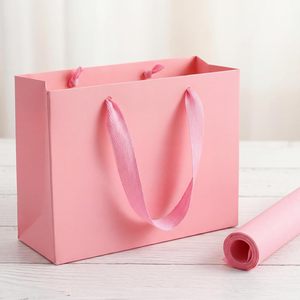 Sacs en papier de luxe de haute qualité couleur bordeaux pour parfums, montres, chaussures, bijoux, cosmétiques – Élégants emballages en papier pour le shopping - Product Image 4