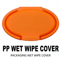Couvre-lingettes humides, couvercle d'étanchéité amovible, couvercle pour mouchoirs, couvercle en plastique à rabat, couvercle d'emballage en PP, couvre-gants jetables