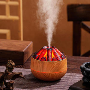 Diffuseur d'arômes ZW Charcoal 300ml Mini Flame Volcano Art Déco Design Anniversaire - Product Image 3