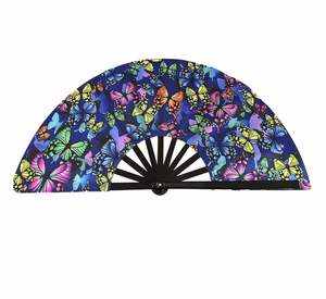 Abanico de Bambú Grande Personalizado para Fiestas y Bodas - Product Image 1