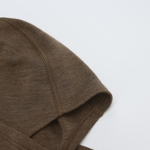 Masque de ski d'hiver chaud en laine mérinos 100% extérieur, noir, élastique, 1 trou, pour femmes et hommes, <span class=keywords><strong>cagoule</strong></span> - Product Image 6