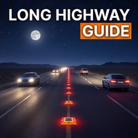 Borne de signalisation routière solaire LED réfléchissante double face IP68 à couleur personnalisée, clignotante et à lumière constante, pour les délimitations de parking