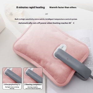 <span class=keywords><strong>Bolsa</strong></span> <span class=keywords><strong>de</strong></span> <span class=keywords><strong>Agua</strong></span> Caliente <span class=keywords><strong>Eléctrica</strong></span> Recargable Lesheros <span class=keywords><strong>de</strong></span> 1350 ml, Personalizada para Invierno, con Forro Polar/Bordado - Product Image 2
