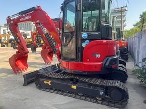 Used Yanmar Vio55-5/Vio55-6B 5 Ton Excavator Mitsubishi Engine Low Hours Dozer Blade Enclosed Cab Gearbox Ready to Ship - Product Image 6